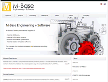 Tablet Screenshot of m-base.de